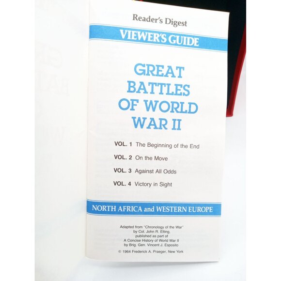 Great Battles Of World War II VHS Box Set Europe Vol 1-4 Readers Digest Video - Picture 9 of 14